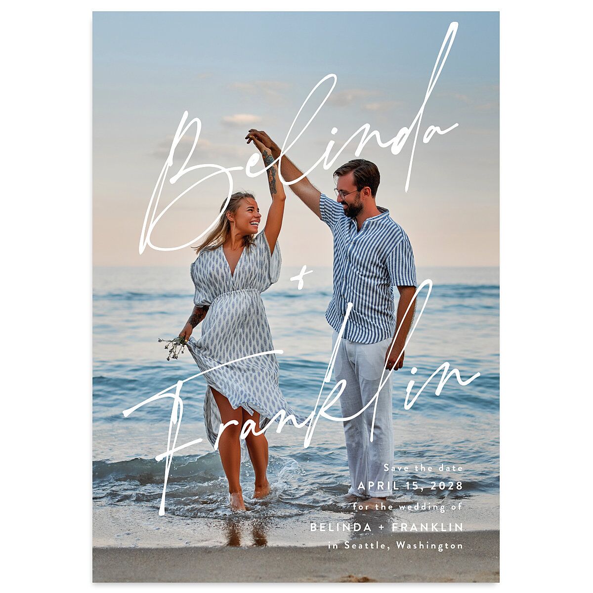 Names Save The Date Cards