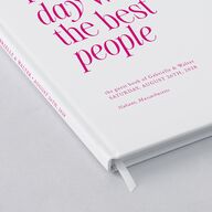 Stay For The Party Guest Books Hot Pink