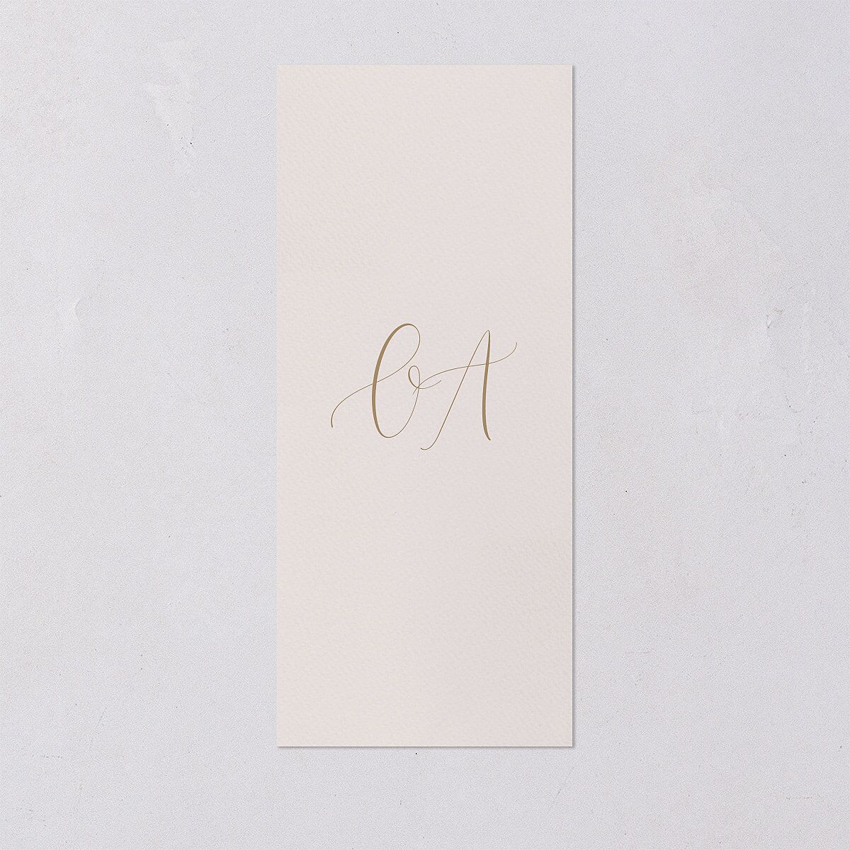At Last Menus Linen Signature