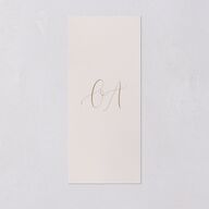 At Last Menus Linen Signature