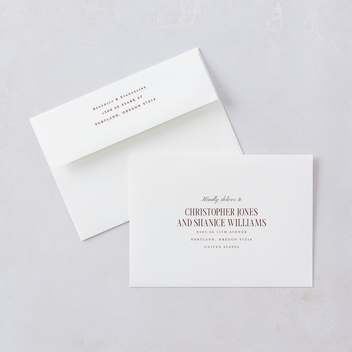 Elegant Diamond Pattern Save the Date Cards Burgundy Signature smooth Blank No Standard