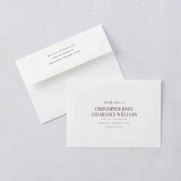 Elegant Diamond Pattern Save the Date Cards Burgundy Signature smooth Blank No Standard