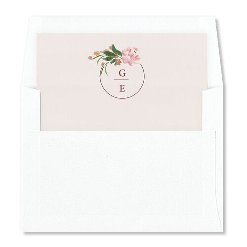 Autumn Romance Standard Envelope Liners Rust Standard
