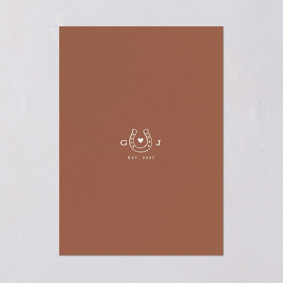 Western I Do BBQ Wedding Invitations Saddle Signature Blank No Standard