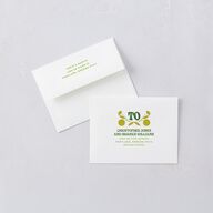 Wedstock Save the Date Petite Cards Scottish Green Signature smooth Blank No Standard