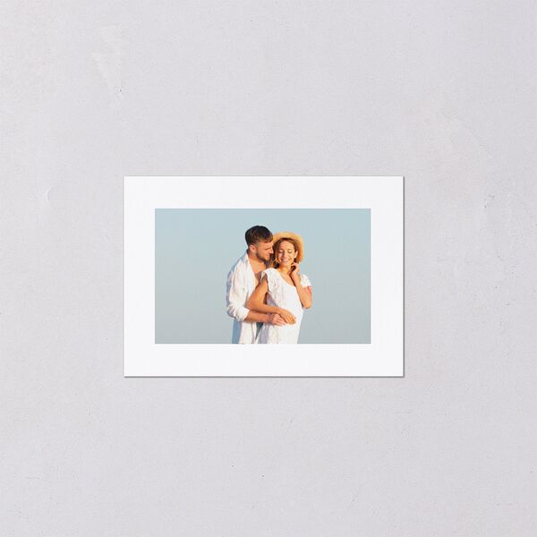 Destination Photo Poster QR Code RSVP Cards Dusty Blue Signature Standard