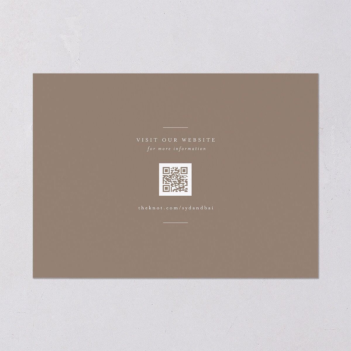 Side Panel Save the Date Cards — view 3