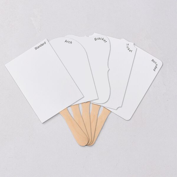 Natural Monogram Fan Programs Midnight Navy Signature Standard