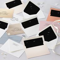 Elegant Old Money Script Photo Save the Date Cards Pure White Signature smooth Blank No Standard