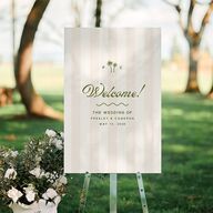 Cabana Stripes Standard Welcome Sign Large Olive Standard Indoor Foam Core L Welcome