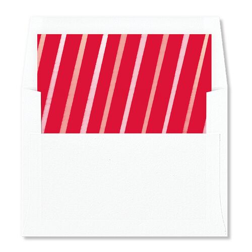 New Year More Cheer Envelope Liners True Red Standard
