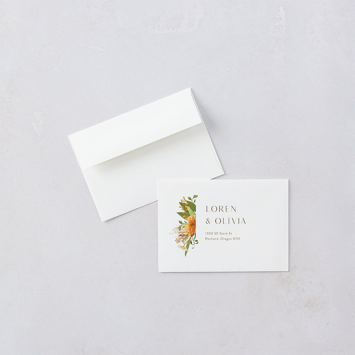 Sweet Sunflowers Wedding Response Cards Marigold Signature Standard