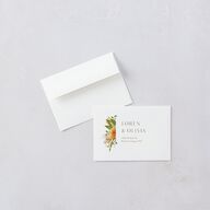 Sweet Sunflowers Wedding Response Cards Marigold Signature Standard