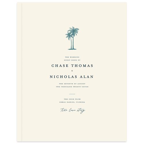 Palm Tree Icon Guest Books Tide Pool