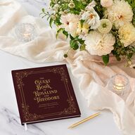 Vintage Storybook Guest Books Merlot