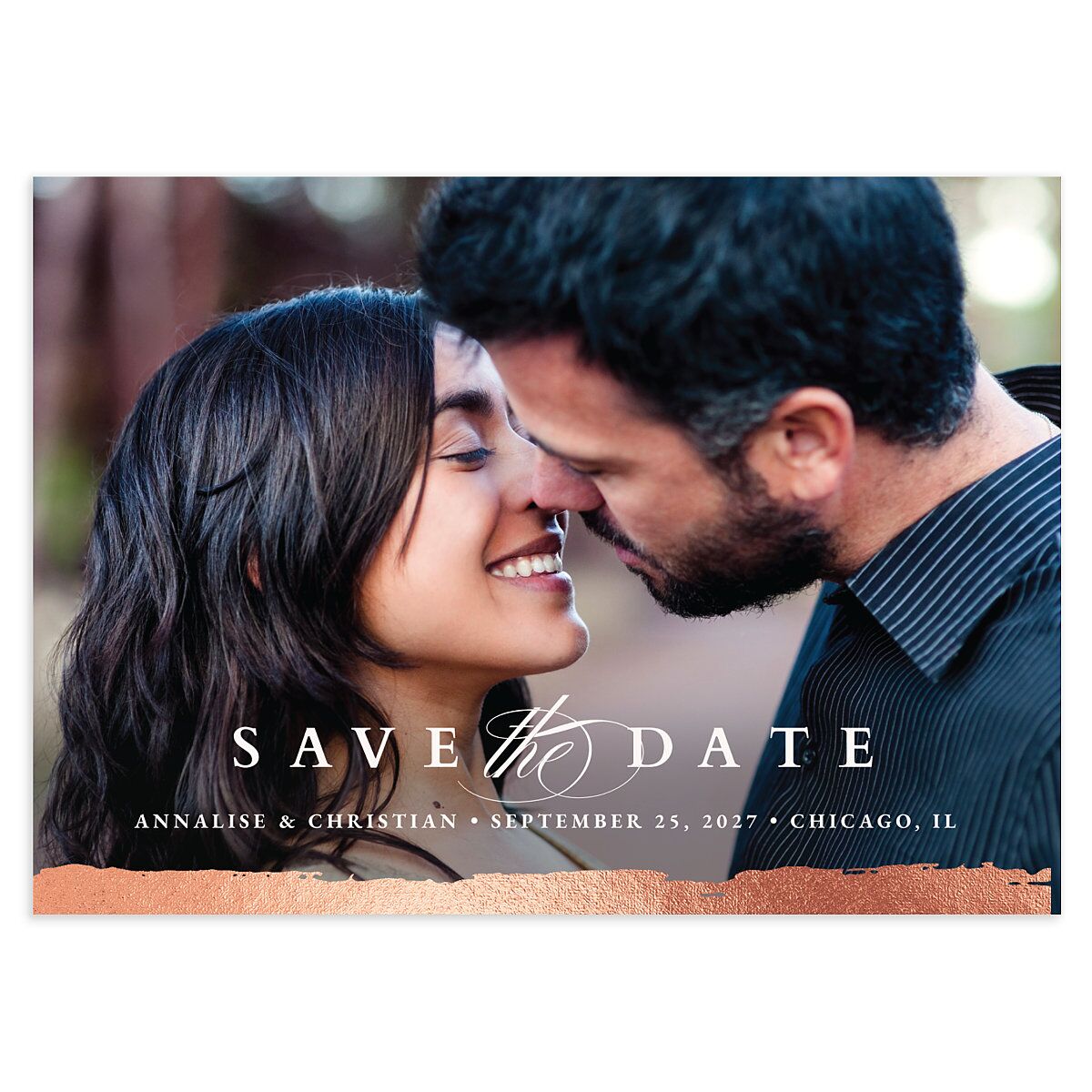 Elegant Edge Save The Date Cards
