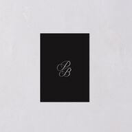 Vintage Script QR Code RSVP Cards Midnight Signature Standard