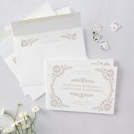 Papel Picado De Mexico Save The Date Cards Taupe Signature smooth Blank No Standard