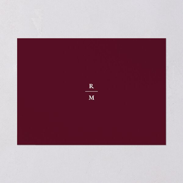 Gilded Botanical Foil Save The Date Cards Gold Burgundy Signature smooth Blank No Standard
