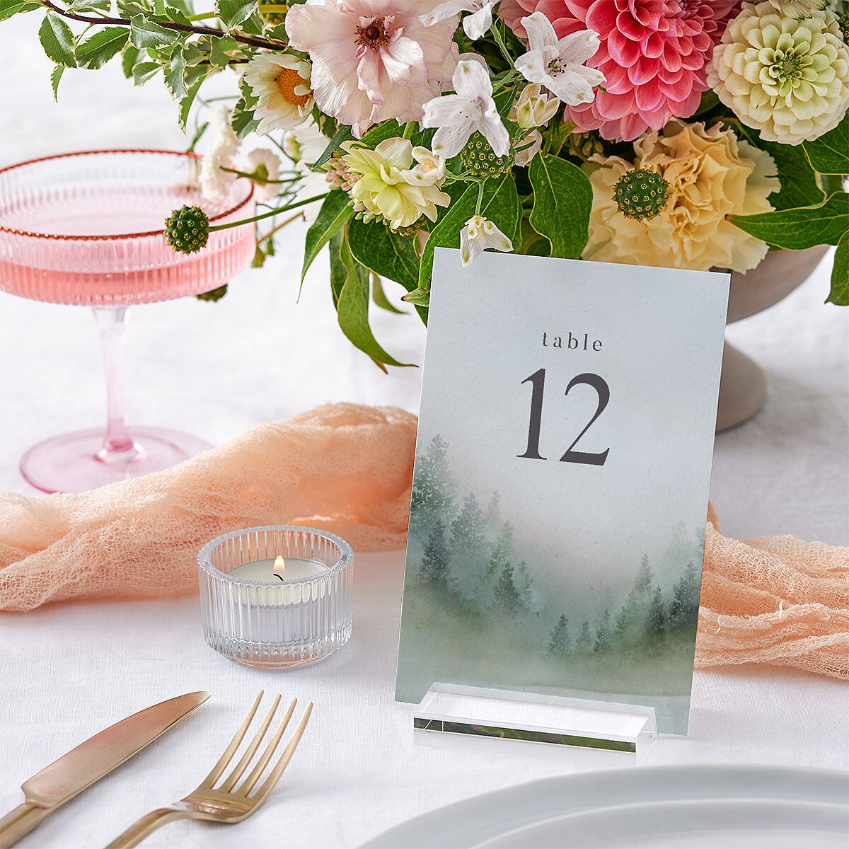 Mountain Mist Table Numbers — view 3