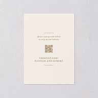 Antique Scallop Frame Wedding Response Cards Linen Signature Standard