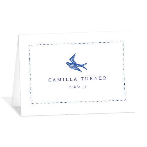 Vintage Toile Place Cards Sapphire Signature