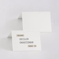 Editorial Label Maker Place Cards Linen Signature