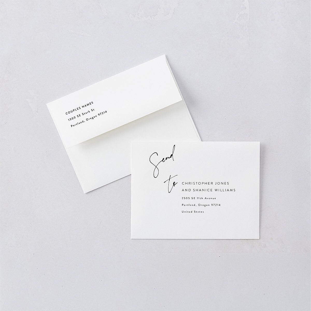 Signed Save the Date Petite Cards — view 5