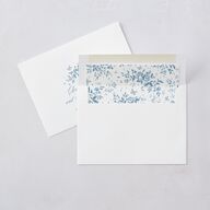 Elegant Rose Crest Wedding Invitations Sapphire Signature Blank No Standard