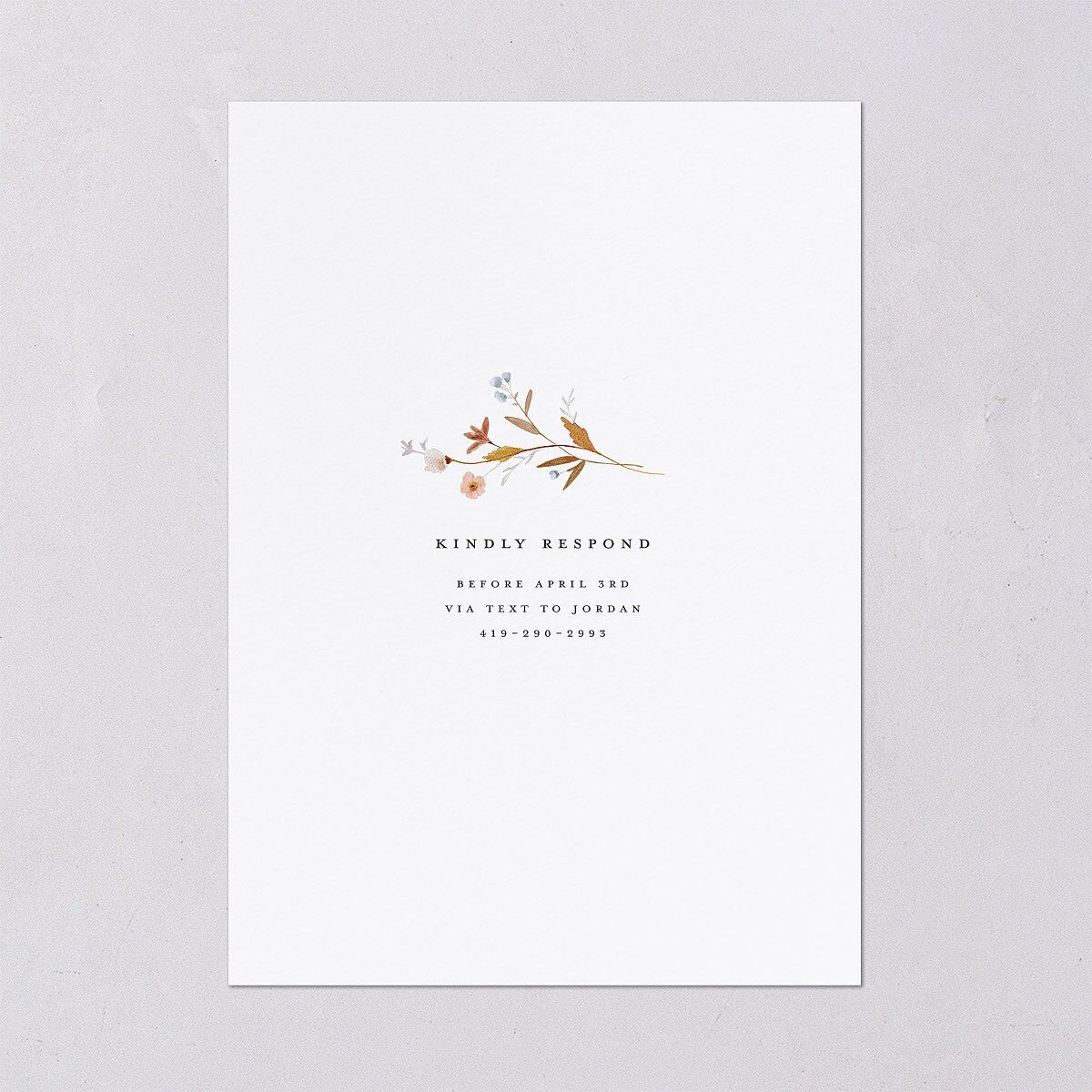 Dainty Wildflower Engagement Party Invitations Sunflower Signature Blank Standard