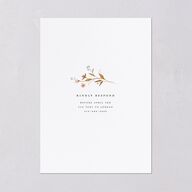 Dainty Wildflower Engagement Party Invitations Sunflower Signature Blank Standard