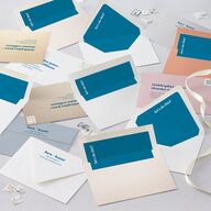 Vibrant Bold Wedding Invitations Cruise Signature Blank No Standard