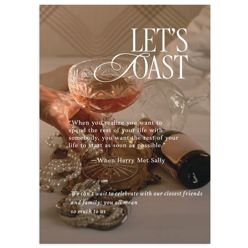 Luxury Editorial Photo Wedding Enclosure Cards Charcoal Signature Standard