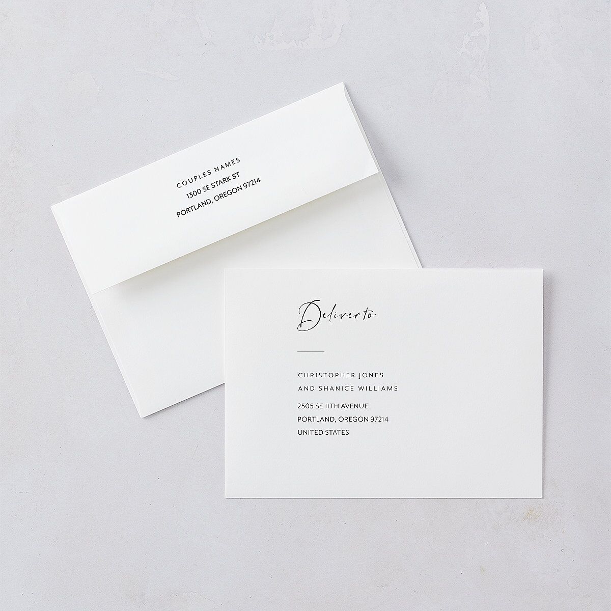 Modern Arc Rehearsal Dinner Invitations — view 6