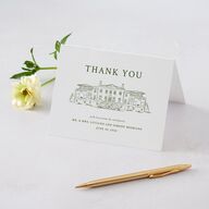 Your Own Classic Italian Venue Thank You Cards Dark Camo