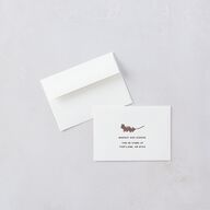 Climbing Leaves Wedding Response Cards Copper Signature Standard