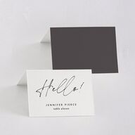 Picture This Photo Place Cards Medieval Grey Signature