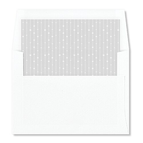 Christmas Grid Envelope Liners Licorice Standard