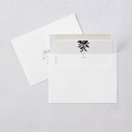 Ornate Lace Save The Date Cards Midnight Signature smooth Blank No Standard