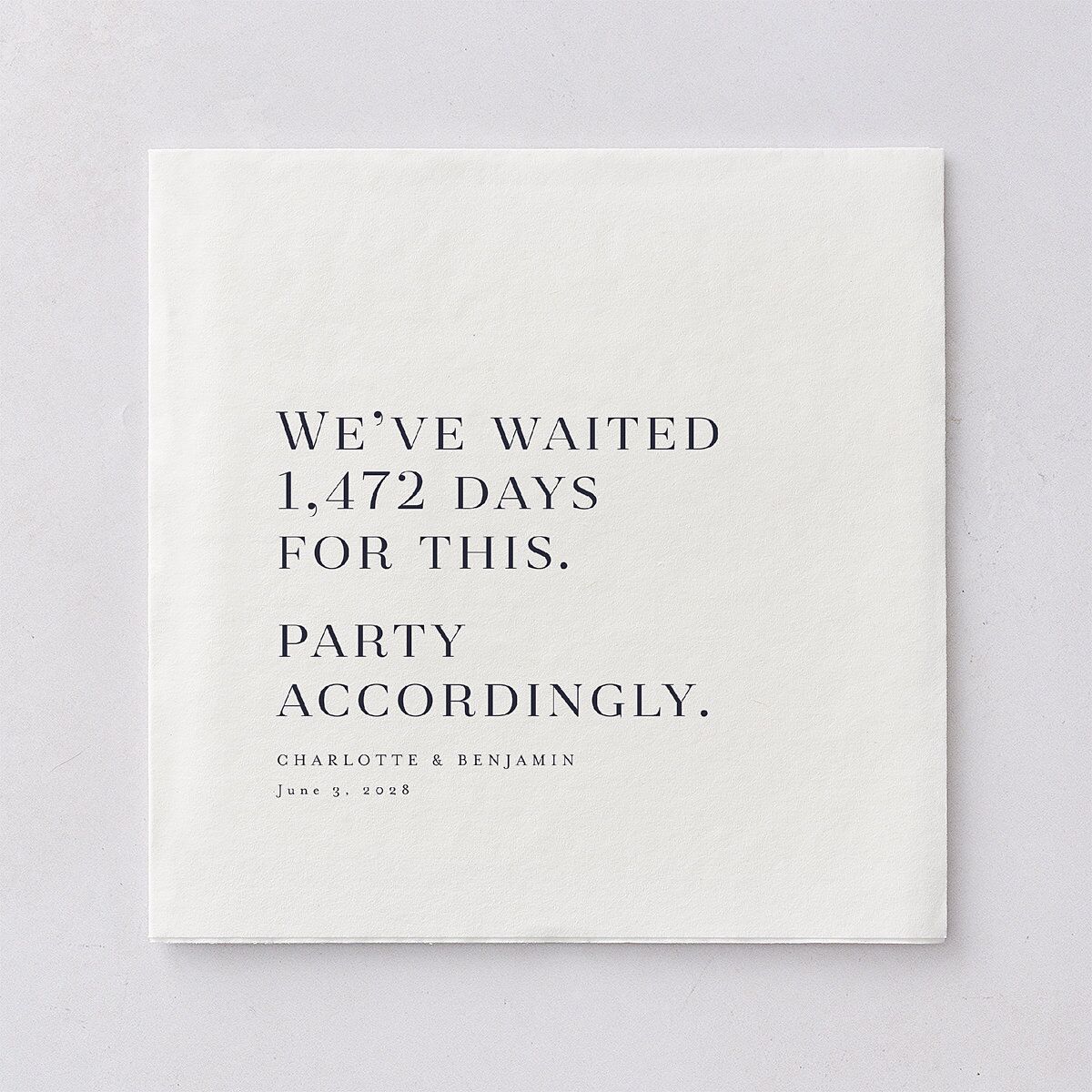 Enchanted Evening Luncheon Napkins Dark Navy Napkin Uncoined