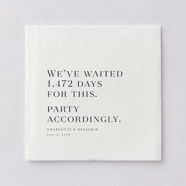 Enchanted Evening Luncheon Napkins Dark Navy Napkin Uncoined