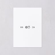 Love in NYC Wedding Event Detail Cards Medieval Grey Signature Standard
