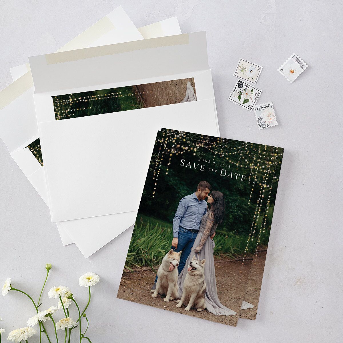 Enchanted Evening Save the Date Cards — view 5