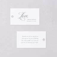 Eternal Love Favor Gift Tags Cruise Signature