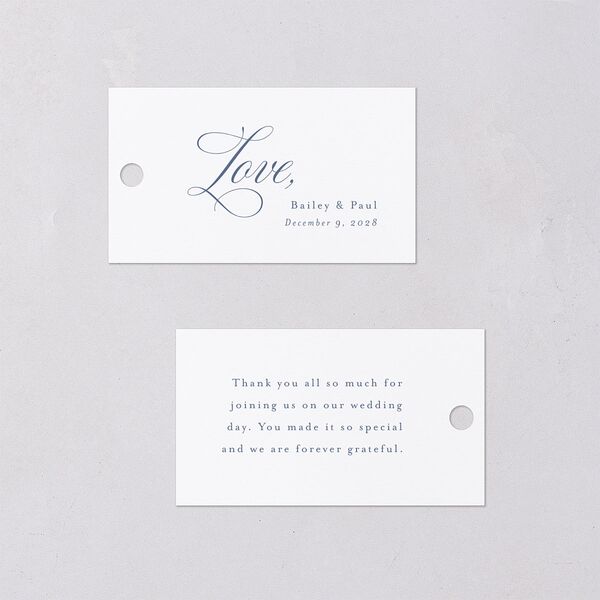 Eternal Love Favor Gift Tags Cruise Signature