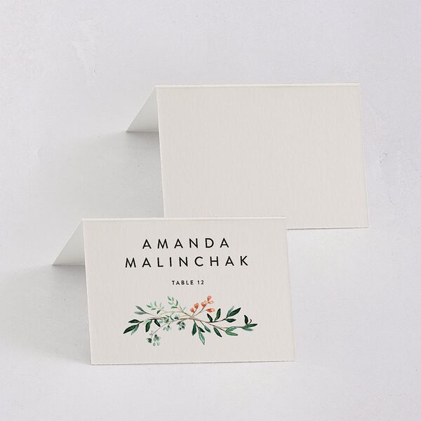 Rustic Arch Place Cards Forest Signature