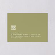 Hand Drawn Heart Photo Wedding Enclosure Cards Moss Signature Standard