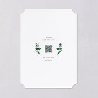 Rustic Kingdom Save the Date Cards Gold Dark Green Signature smooth Blank No