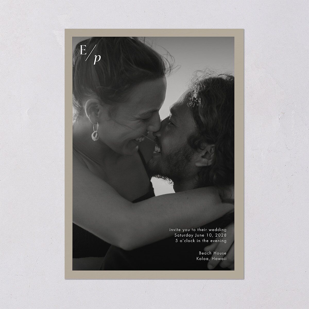 You and Me Wedding Invitations — view 2