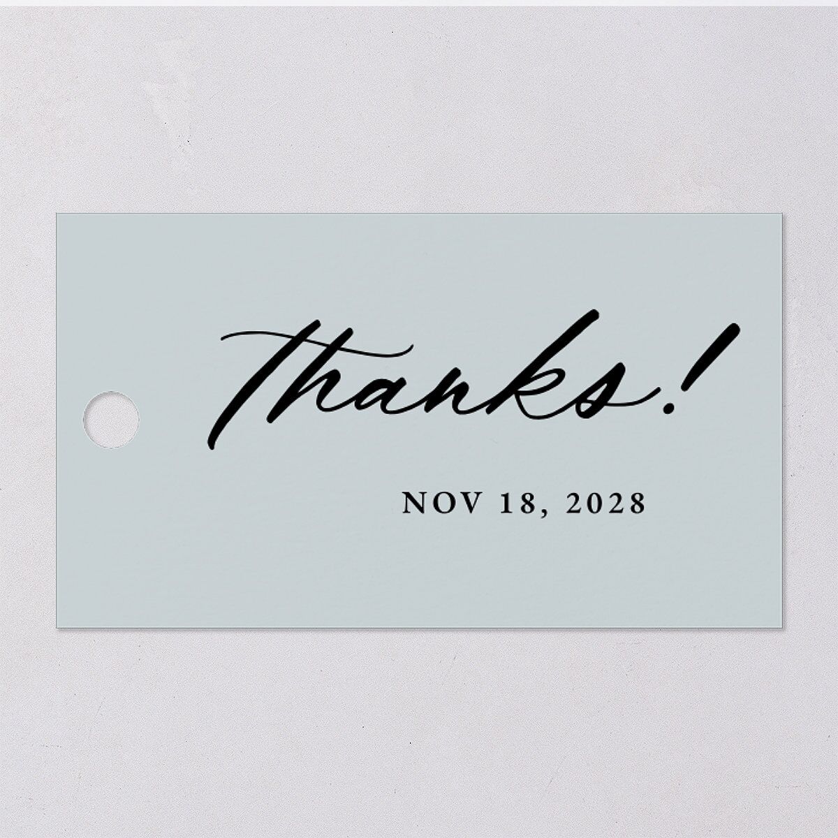 Vertical Names Favor Gift Tags Licorice Signature